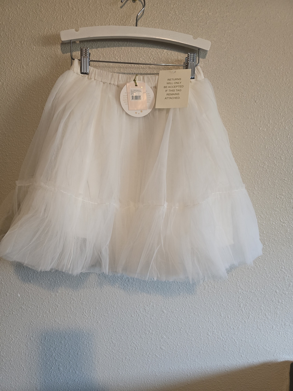 Tutu Du Monde White Layered Tulle Skirt for Girls